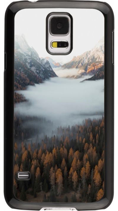 Samsung Galaxy S5 Case Hülle - Autumn 22 forest lanscape
