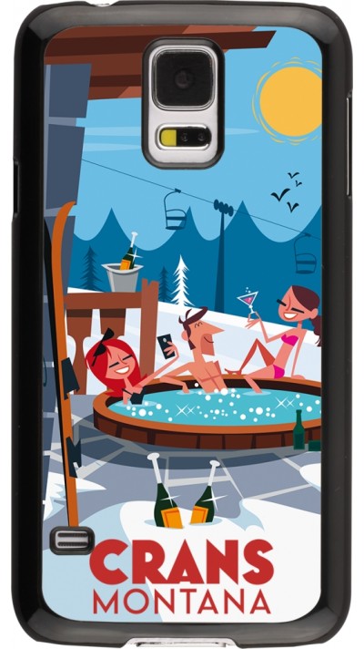 Samsung Galaxy S5 Case Hülle - Crans-Montana Mountain Jacuzzi