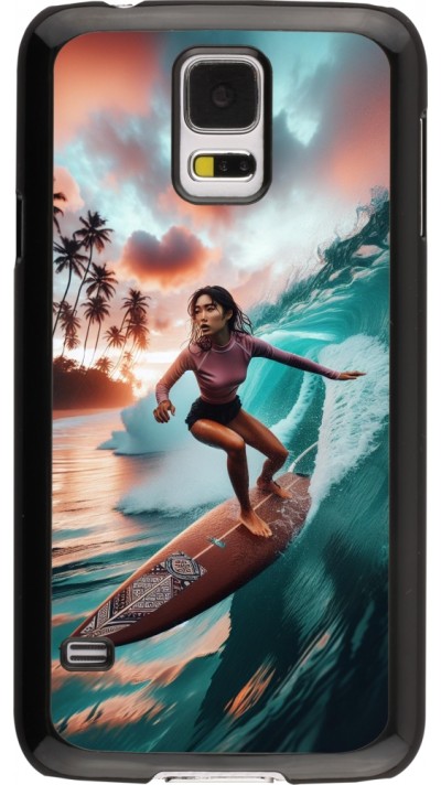 Coque Samsung Galaxy S5 - Surfeuse Balinaise