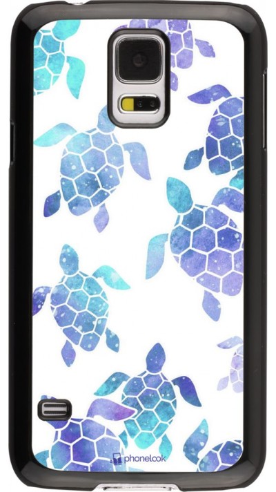Hülle Samsung Galaxy S5 - Turtles pattern watercolor