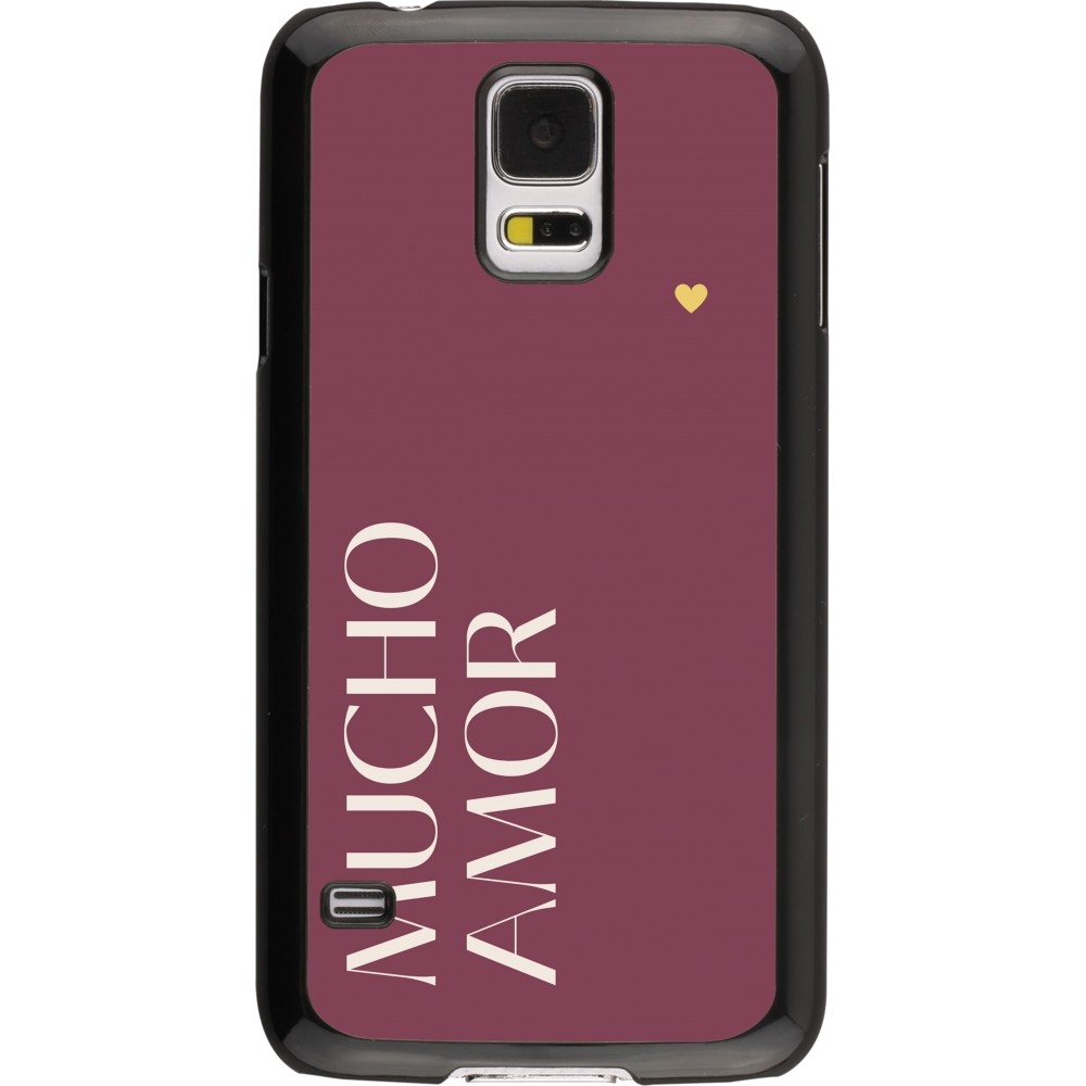 Coque Samsung Galaxy S5 - Valentine 2024 mucho amor rosado