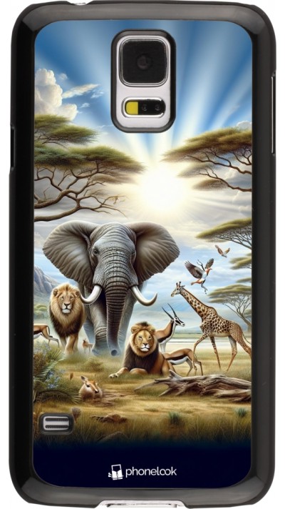 Coque Samsung Galaxy S5 - Vie sauvage africaine