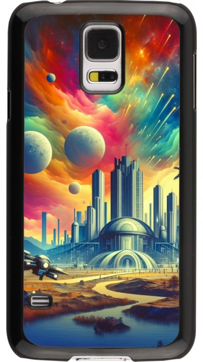 Coque Samsung Galaxy S5 - Ville extra-dôme futuriste