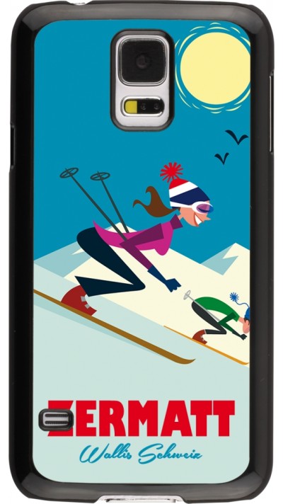 Coque Samsung Galaxy S5 - Zermatt Ski Downhill