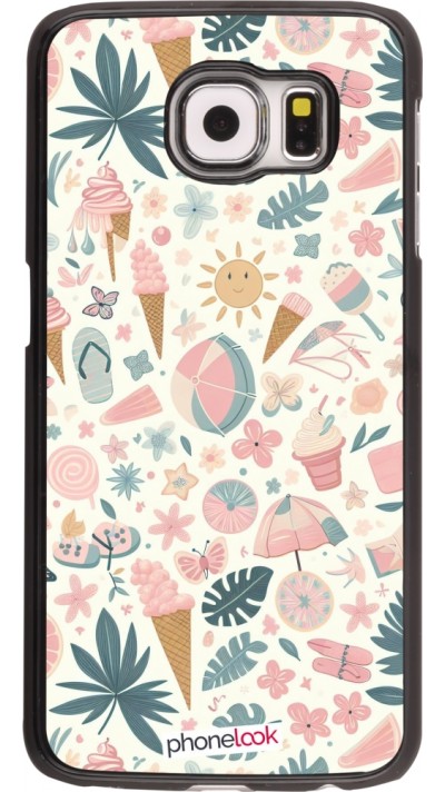 Coque Samsung Galaxy S6 - Summer Pink Pattern