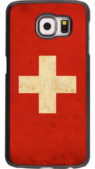 Coque Samsung Galaxy S6 - Vintage Flag SWISS