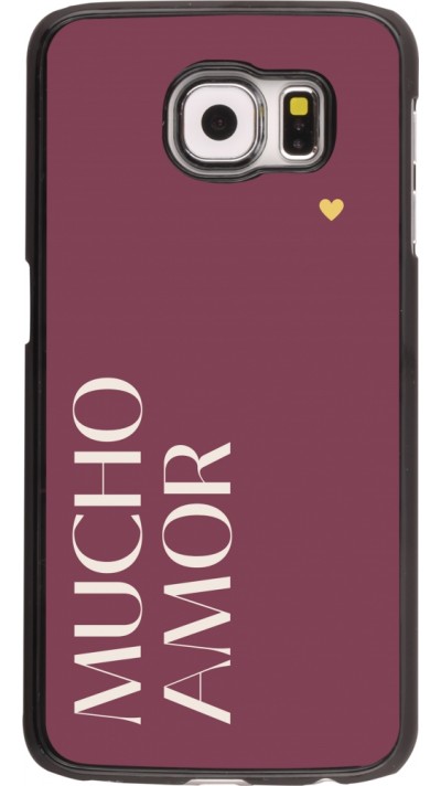 Coque Samsung Galaxy S6 edge - Valentine 2024 mucho amor rosado