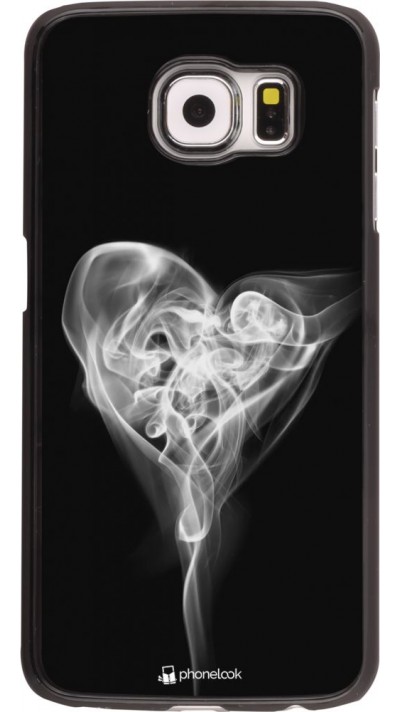 Coque Samsung Galaxy S6 edge - Valentine 2022 Black Smoke