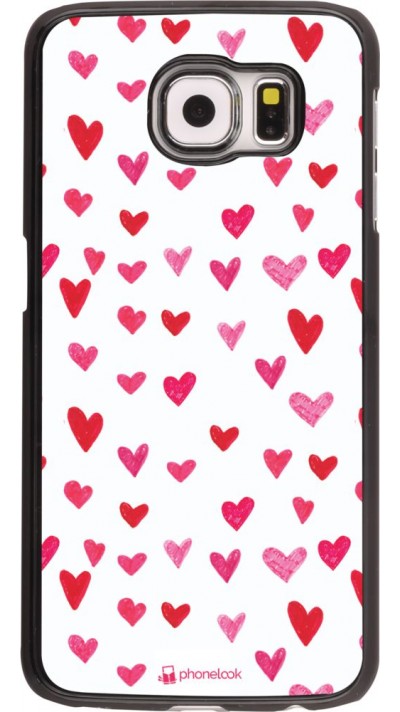 Coque Samsung Galaxy S6 edge - Valentine 2022 Many pink hearts