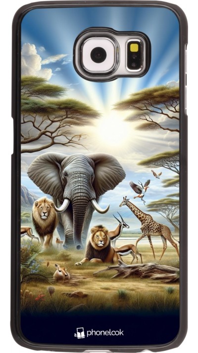 Coque Samsung Galaxy S6 edge - Vie sauvage africaine