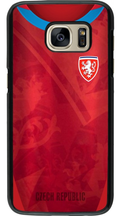 Samsung Galaxy S7 Case Hülle - Tschechische Republik personalisierbares Fussballtrikot