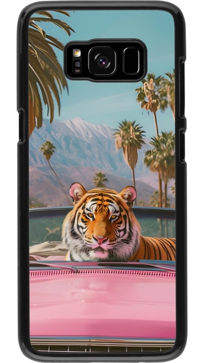 Samsung Galaxy S8 Case Hülle - Tiger Auto rosa