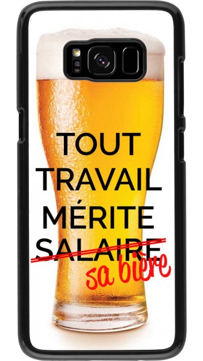 Hülle Samsung Galaxy S8 - Tout travail mérite sa bière