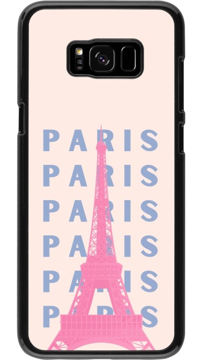 Coque Samsung Galaxy S8+ - Paris Pink Print