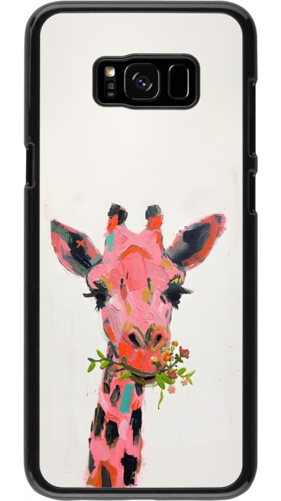 Coque Samsung Galaxy S8+ - Pink Girafe Paint