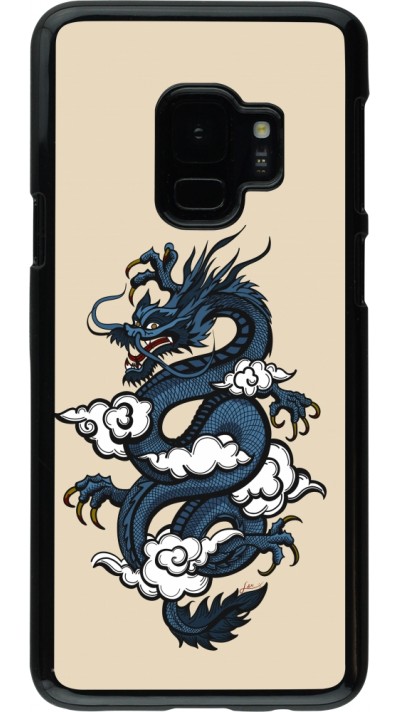 Samsung Galaxy S9 Case Hülle - Blue Dragon Tattoo