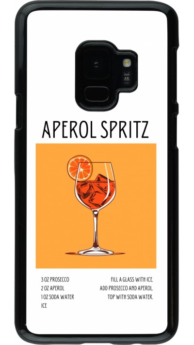 Samsung Galaxy S9 Case Hülle - Cocktail Rezept Aperol Spritz