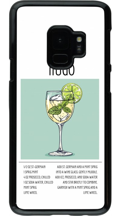 Samsung Galaxy S9 Case Hülle - Cocktail Rezept Hugo