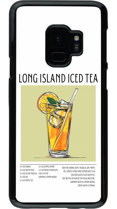 Samsung Galaxy S9 Case Hülle - Cocktail Rezept Long Island Ice Tea