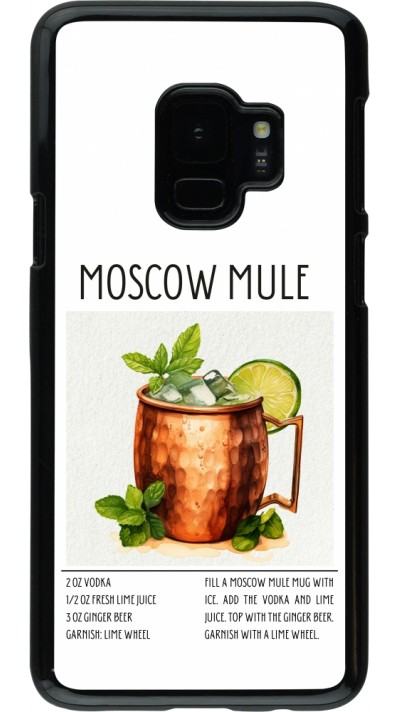 Samsung Galaxy S9 Case Hülle - Cocktail Rezept Moscow Mule