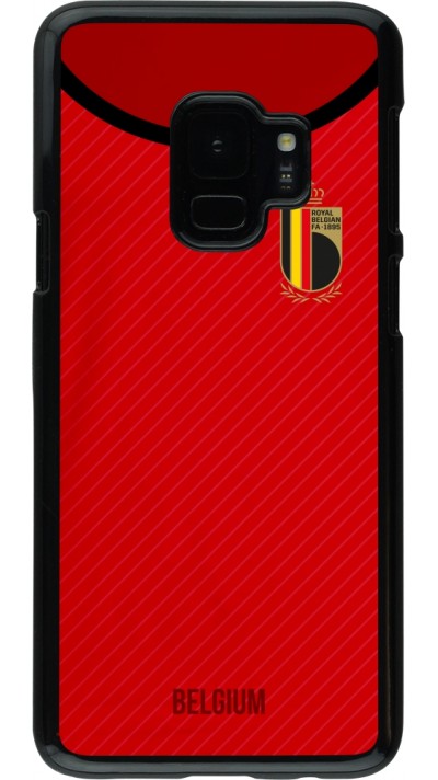 Coque Samsung Galaxy S9 - Maillot de football Belgique 2022 personnalisable