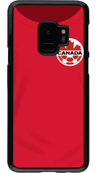 Coque Samsung Galaxy S9 - Maillot de football Canada 2022 personnalisable