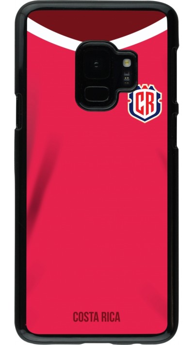 Coque Samsung Galaxy S9 - Maillot de football Costa Rica 2022 personnalisable