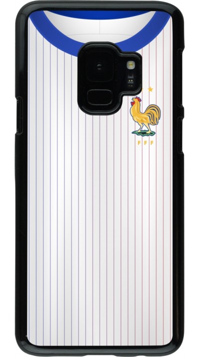 Coque Samsung Galaxy S9 - Maillot de football France Extérieur personnalisable