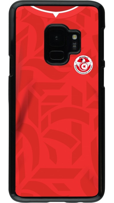 Samsung Galaxy S9 Case Hülle - Tunesien 2022 personalisierbares Fussballtrikot