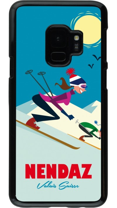 Coque Samsung Galaxy S9 - Nendaz Ski Downhill