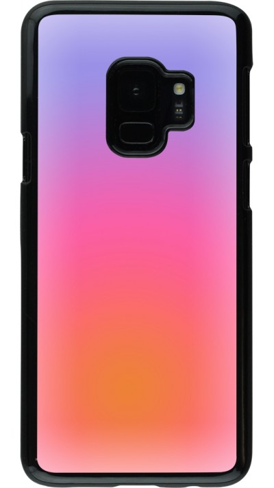 Coque Samsung Galaxy S9 - Orange Pink Blue Gradient