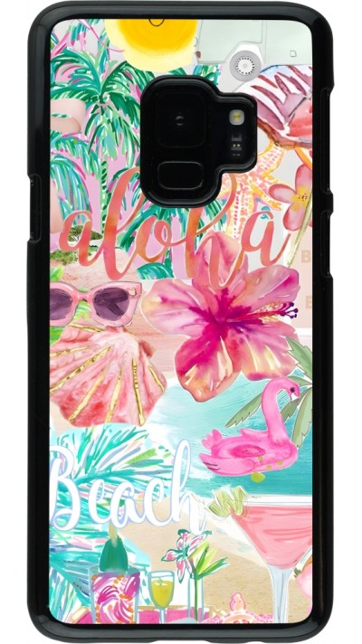 Coque Samsung Galaxy S9 - Preppy Collage Aloha