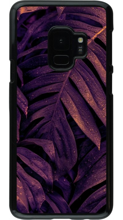 Coque Samsung Galaxy S9 - Purple Light Leaves