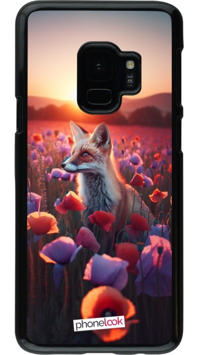 Coque Samsung Galaxy S9 - Renard pourpre au crépuscule