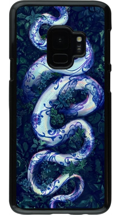 Coque Samsung Galaxy S9 - Serpent Blue Anaconda