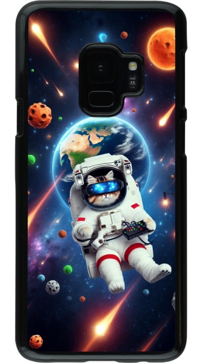 Samsung Galaxy S9 Case Hülle - VR SpaceCat Odyssee