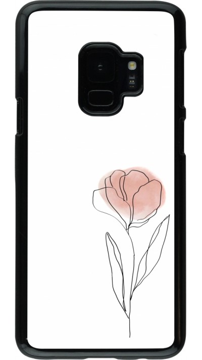 Coque Samsung Galaxy S9 - Spring 23 minimalist flower