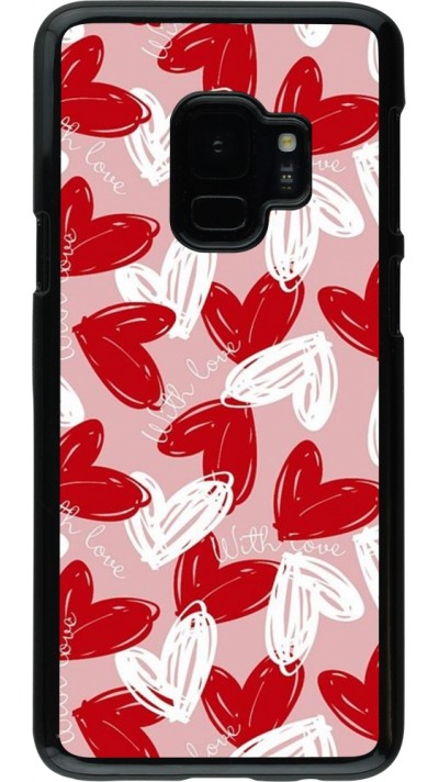 Samsung Galaxy S9 Case Hülle - Valentine 2024 with love heart