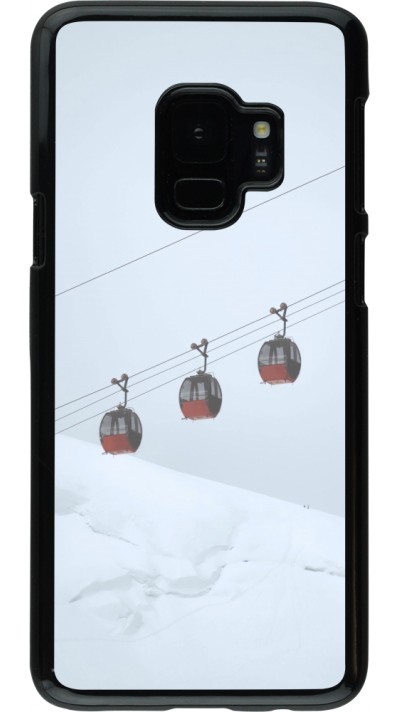 Samsung Galaxy S9 Case Hülle - Winter 22 ski lift