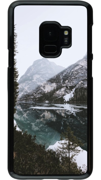 Samsung Galaxy S9 Case Hülle - Winter 22 snowy mountain and lake