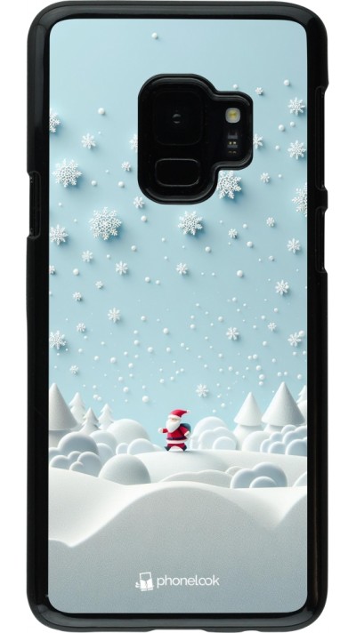 Samsung Galaxy S9 Case Hülle - Weihnachten 2023 Kleiner Vater Schneeflocke