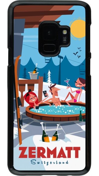 Samsung Galaxy S9 Case Hülle - Zermatt Mountain Jacuzzi