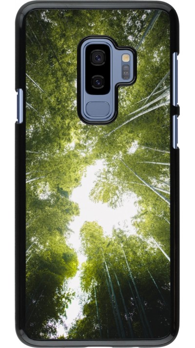 Samsung Galaxy S9+ Case Hülle - Spring 23 forest blue sky