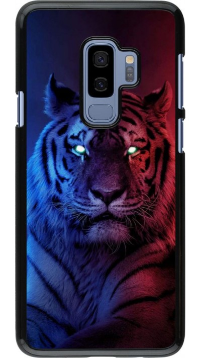 Coque Samsung Galaxy S9+ - Tiger Blue Red