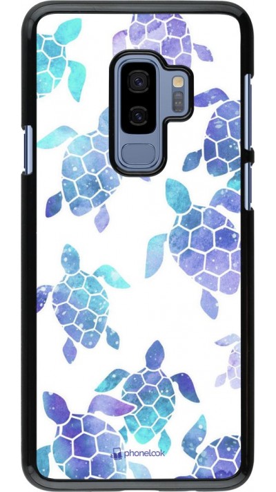 Coque Samsung Galaxy S9+ - Turtles pattern watercolor