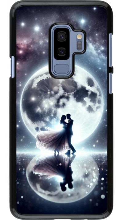 Samsung Galaxy S9+ Case Hülle - Valentin 2024 Liebe unter dem Mond