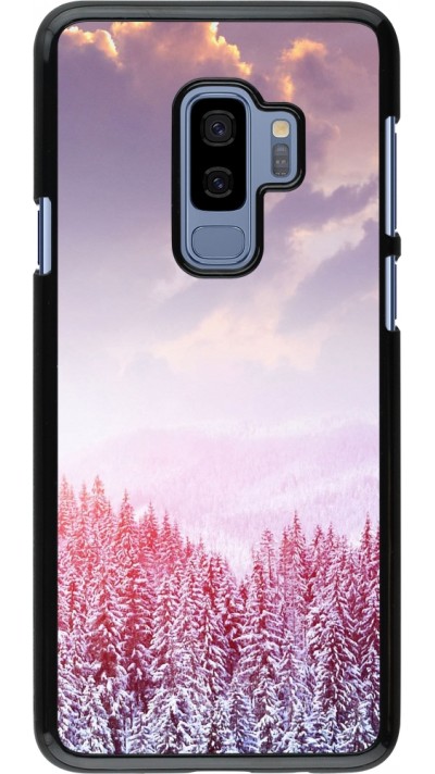 Samsung Galaxy S9+ Case Hülle - Winter 22 Pink Forest