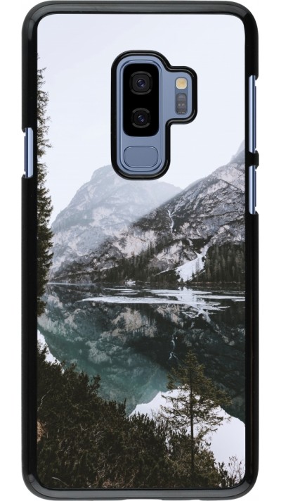 Samsung Galaxy S9+ Case Hülle - Winter 22 snowy mountain and lake