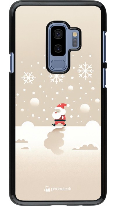 Samsung Galaxy S9+ Case Hülle - Weihnachten 2023 Minimalistischer Weihnachtsmann