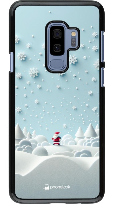 Samsung Galaxy S9+ Case Hülle - Weihnachten 2023 Kleiner Vater Schneeflocke